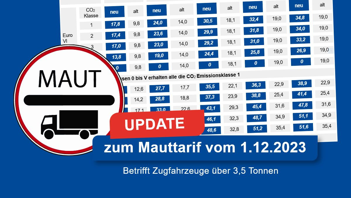 LKW Maut Dezember 2023